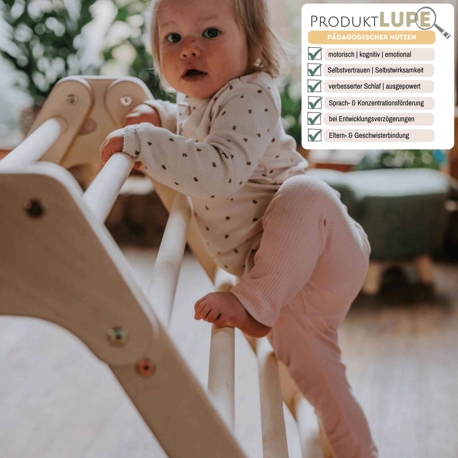klappbares Kletterdreieck KOALA | 65 cm | 1 Teil | verstaubar - Kletterling – einfach Kind sein
