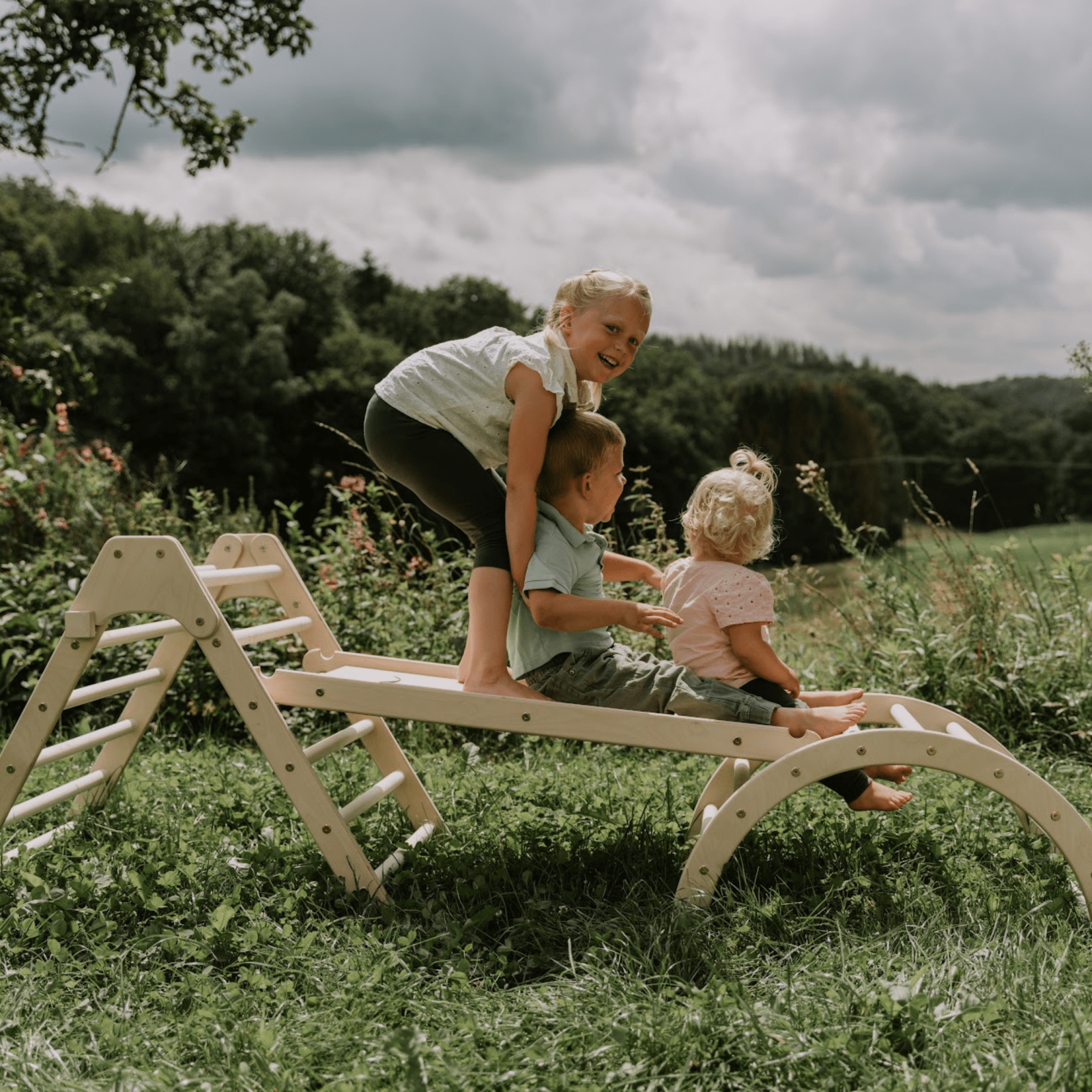 Kletterdreieck - Set KOALALING | 3 - teilig | klappbares Kletterdreieck | Zubehör erhältlich - Kletterling – einfach Kind sein