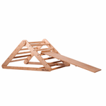 Kletterdreieck mit Rutsche | 55 cm | faltbar und leicht zu verstauen - Kletterling – einfach Kind sein