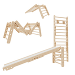 Sprossenwand LOOPO JUNGLE 20in1 | 200 kg belastbar | 2–99 Jahre | 20 Aufbauvariante - Kletterling – einfach Kind sein