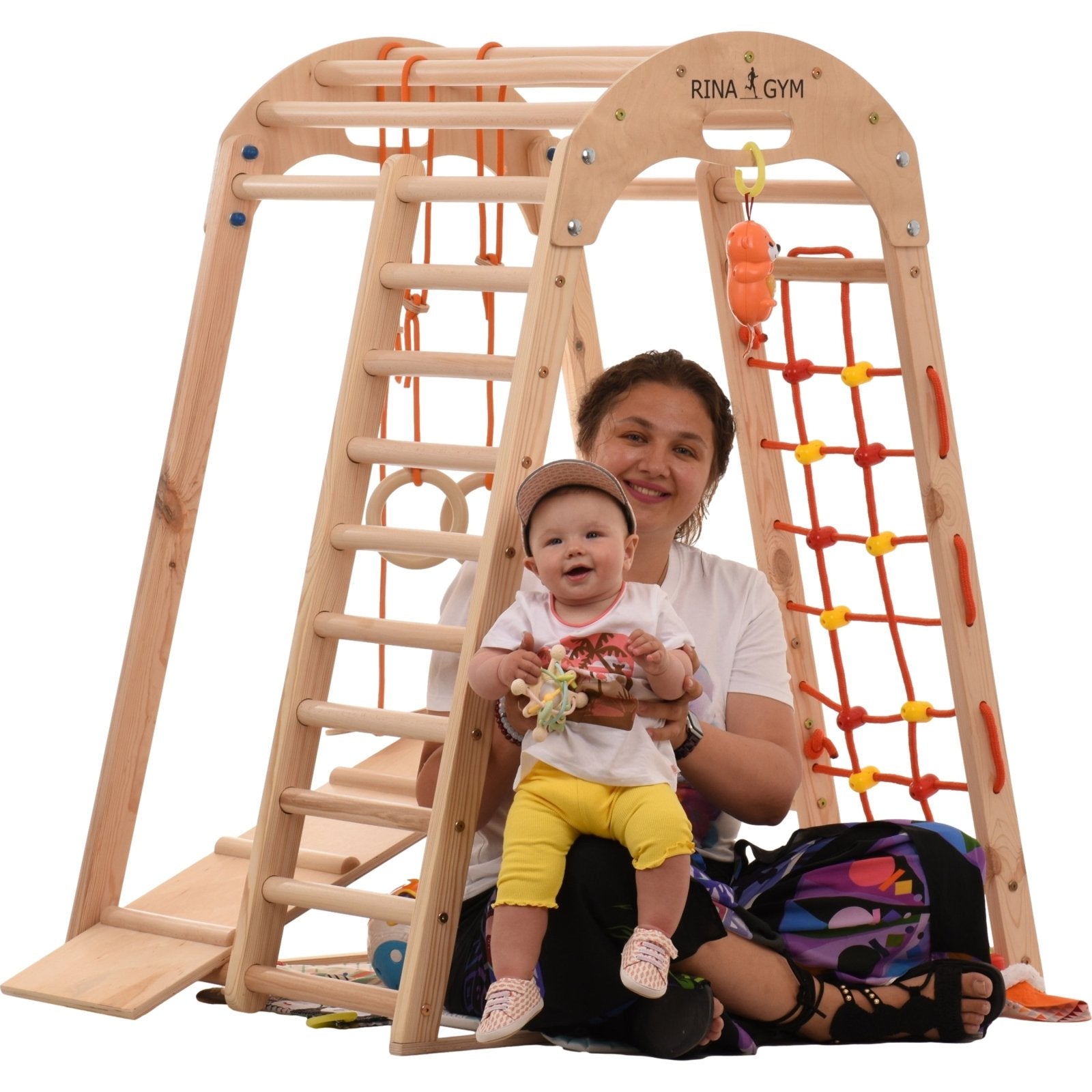 klettern spielzeug kinder indoor INDOOR Spielplatz GYM mit Rutsche & Kletternetz | Kletternetz, Leiter