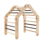 Verstellbares Kletterdreieck FULL MOON | GRÜN | 30 Formen | 98 x 67,5 cm | max. 50 kg - Kletterling – einfach Kind sein