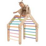Verstellbares Kletterdreieck FULL MOON | BUNT | 30 Formen | 98 x 67,5 cm | max. 50 kg - Kletterling – einfach Kind sein