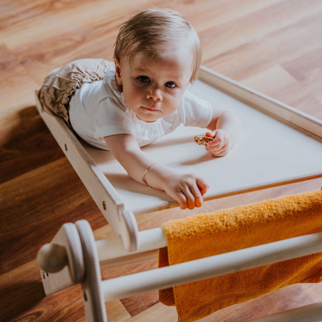 höhenverstellbares Kletterdreieck - Set ZICKENLING SET | 5 - fach verstellbar | 60cm| Dreieck + Rutsche + Bogen - Kletterling – einfach Kind sein