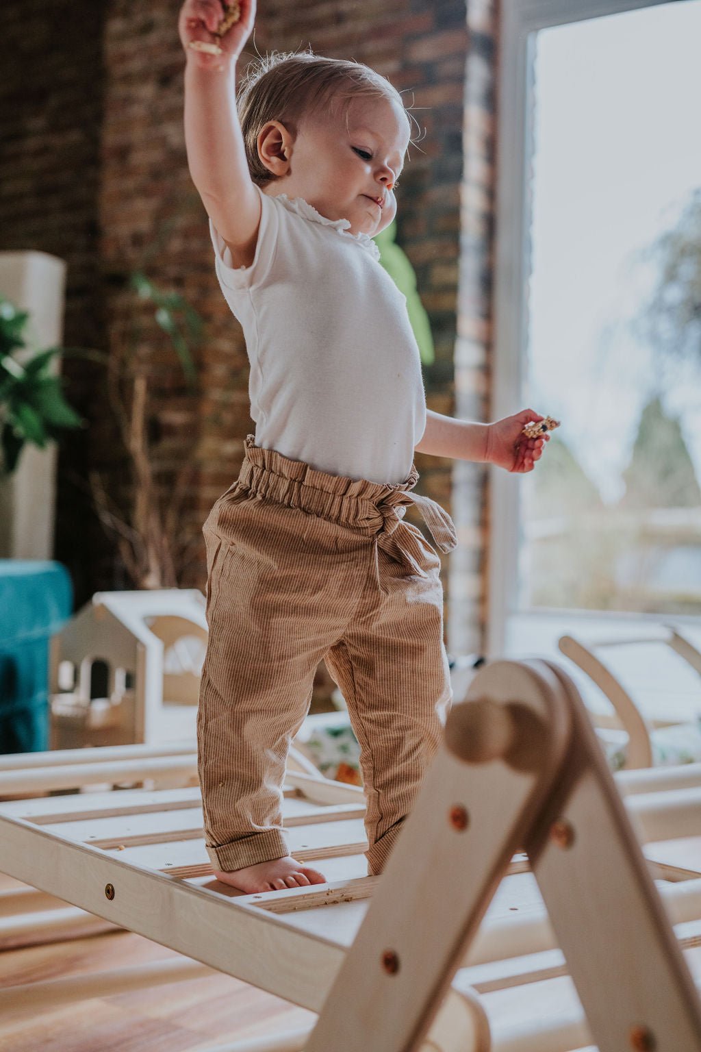 höhenverstellbares Kletterdreieck - Set ZICKENLING SET | 5 - fach verstellbar | 60cm| Dreieck + Rutsche + Bogen - Kletterling – einfach Kind sein