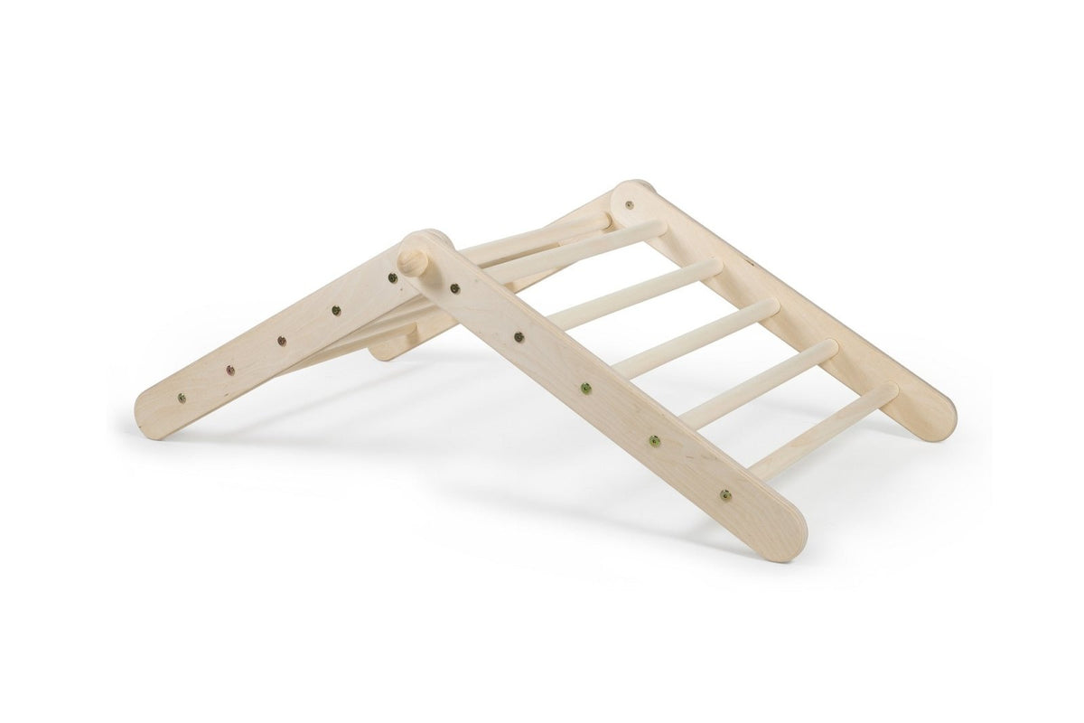 höhenverstellbares Kletterdreieck - Set ZICKENLING SET | 5 - fach verstellbar | 60cm| Dreieck + Rutsche + Bogen - Kletterling – einfach Kind sein