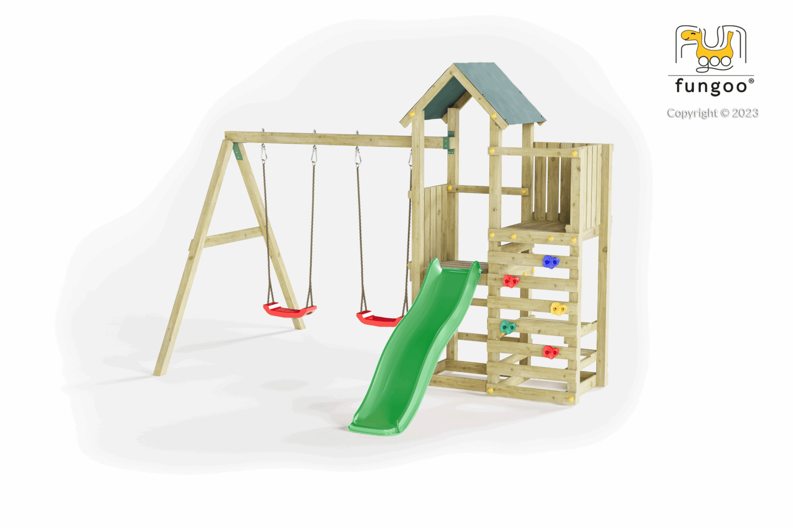 Spielturm Chester - Kletterling – einfach Kind sein