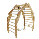 Sprossenwand EMMA HAUS | 180 kg belastbar | 4 Module | 3 Aufbauvarianten | erweiterbar | modulares System - Kletterling – einfach Kind sein