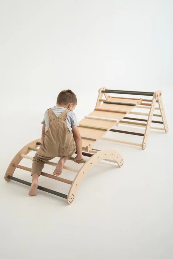Kletterset 3 in 1 Waldtöne - Kletterling – einfach Kind sein