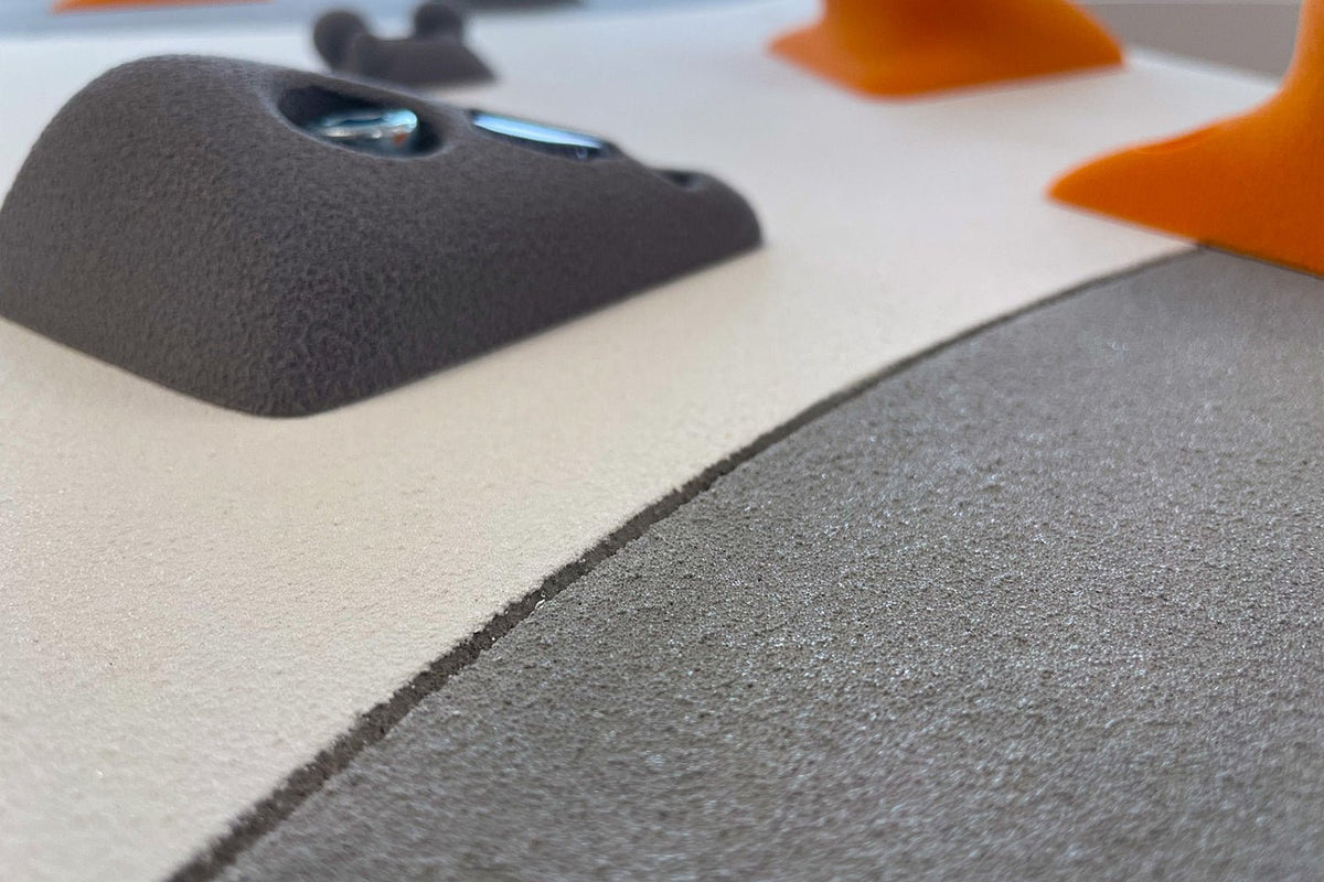 Kletterwand BK OUTDOOR aus 6 Teilen | 236 cm x 234 cm | inkl. 45 Griffen | 120 Loch - Kletterling – einfach Kind sein