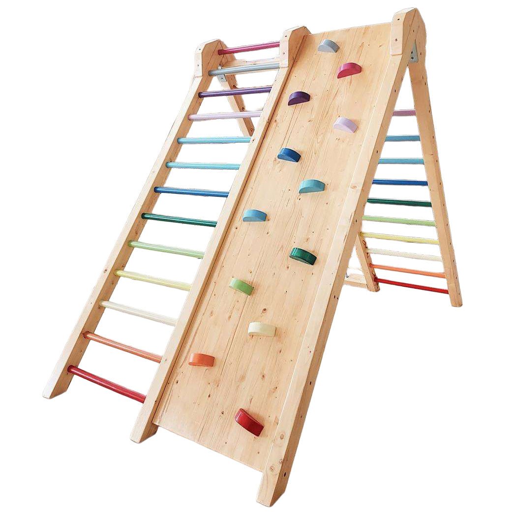 Kletterdreieck ROOT 140 | In & OUTDOOR | 140 cm hoch | zusammenklappbar - Kletterling – einfach Kind sein