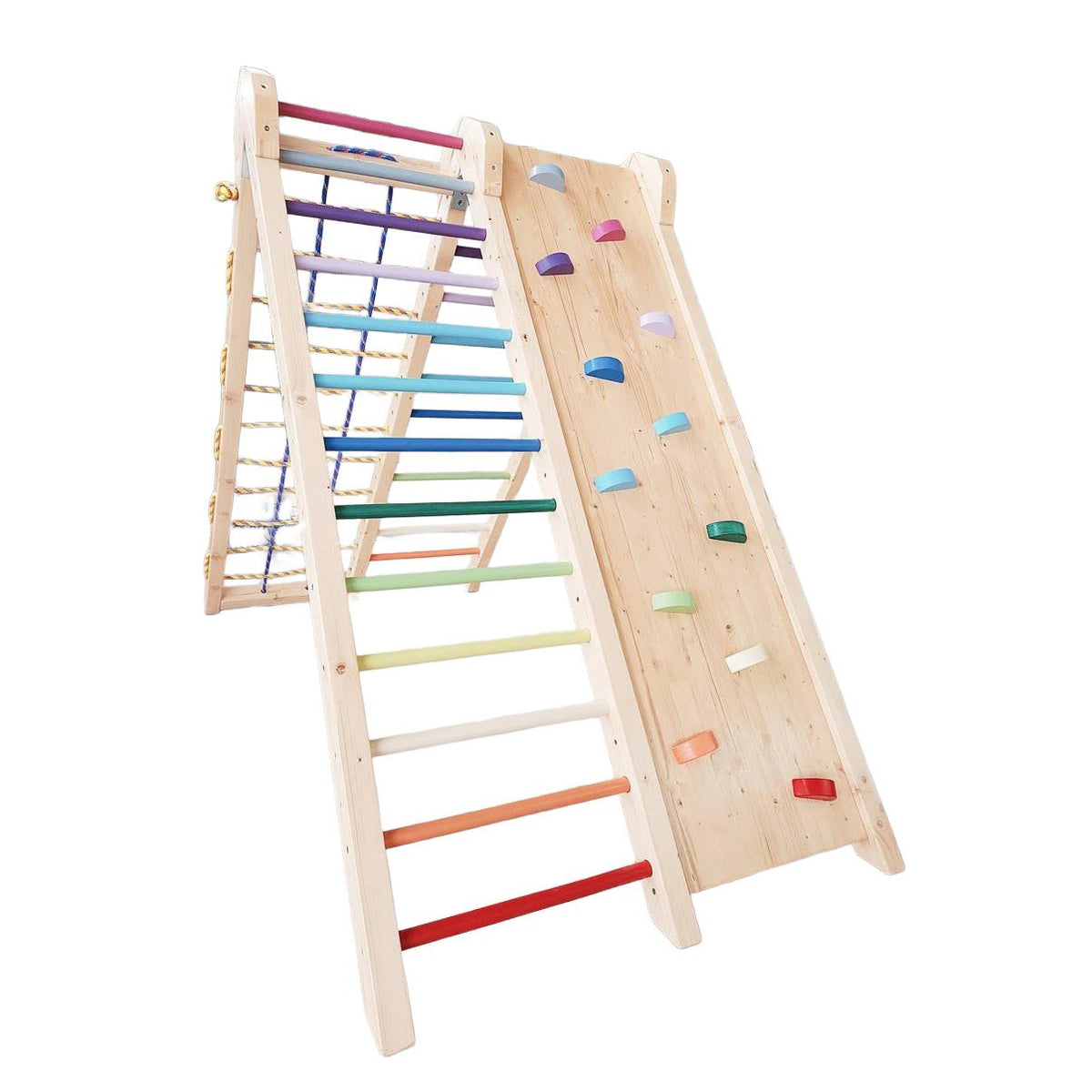 Kletterdreieck ROOT 140 | In & OUTDOOR | 140 cm hoch | zusammenklappbar - Kletterling – einfach Kind sein