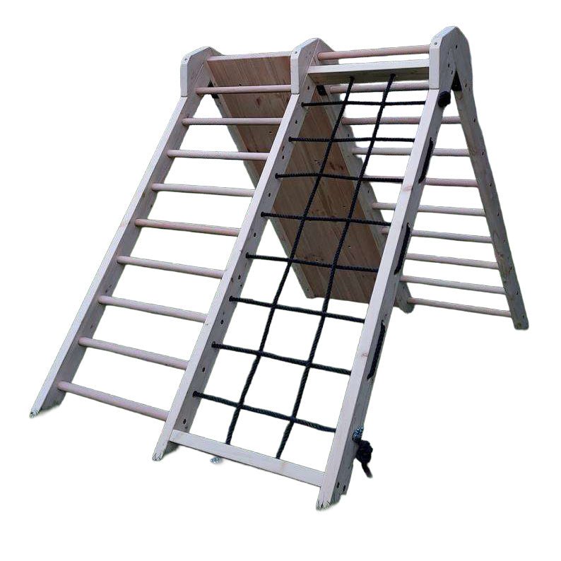 Kletterdreieck ROOT 130 | IN & OUTDOOR | 130 cm hoch | 4 Kletterpfade | zusammenklappbar - Kletterling – einfach Kind sein