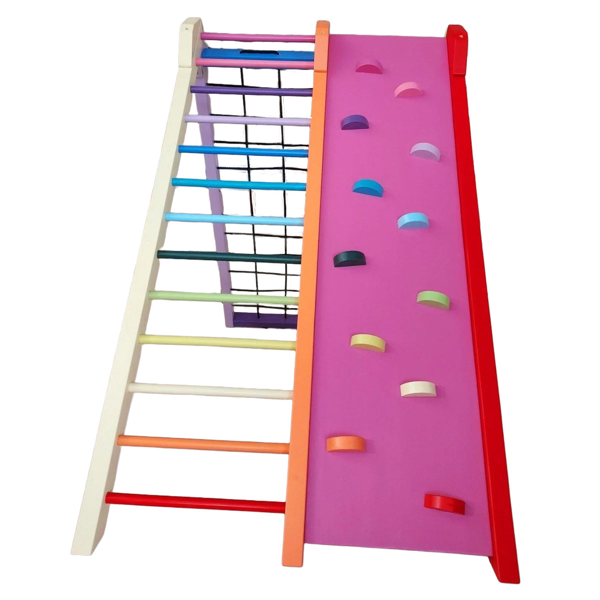 Kletterdreieck ROOT 140 | In & OUTDOOR | 140 cm hoch | zusammenklappbar - Kletterling – einfach Kind sein