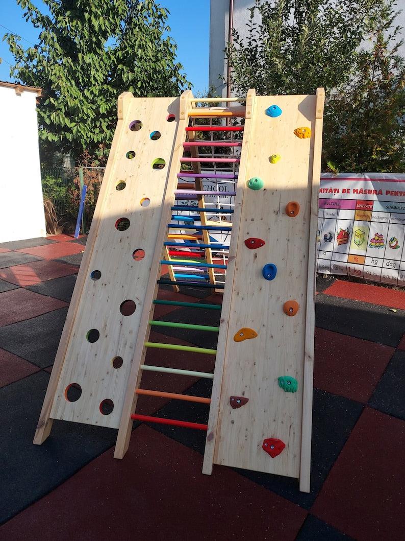 klappbares Klettergerüst ROOT MAXI | IN & OUTDOOR | 200 cm | verstaubar - Kletterling – einfach Kind sein