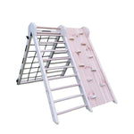 Kletterdreieck ROOT 130 | IN & OUTDOOR | 130 cm hoch | 4 Kletterpfade | zusammenklappbar - Kletterling – einfach Kind sein