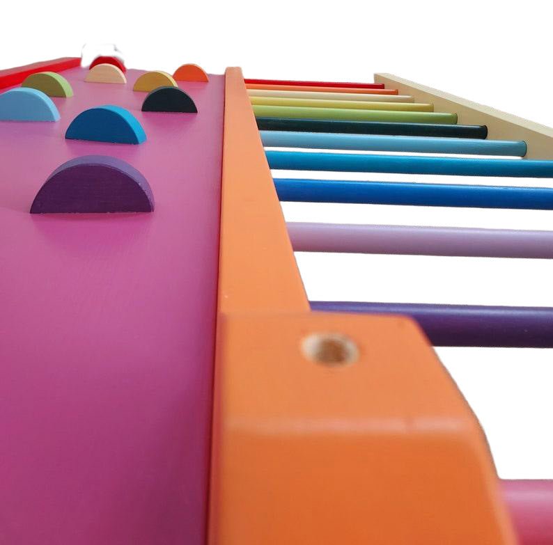 Kletterdreieck ROOT 140 | In & OUTDOOR | 140 cm hoch | zusammenklappbar - Kletterling – einfach Kind sein