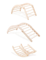 KLEINER ZAUBERBERG | verstellbarer Kletterbogen | Wippe | Schaukelstuhl - Kletterling – einfach Kind sein