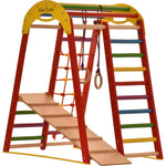 Klettergerüst PIPPI LANGSTRUMPF GYM | Sprossenwand, Netz, Ringe | ab 3 Jahren - Kletterling – einfach Kind sein