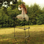 Strickleiter Triangle Schaukel Set mittelbraun - Kletterling – einfach Kind sein