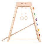 Multifunktionales Indoor Klettergerüst aus Holz – Für Zuhause & Familie – Ansicht 4