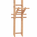 Sprossenwand TRAINING XL für Erwachsene | bis 120 kg | 246 cm | aufwärts gerichteter Klimmzug - Kletterling – einfach Kind sein