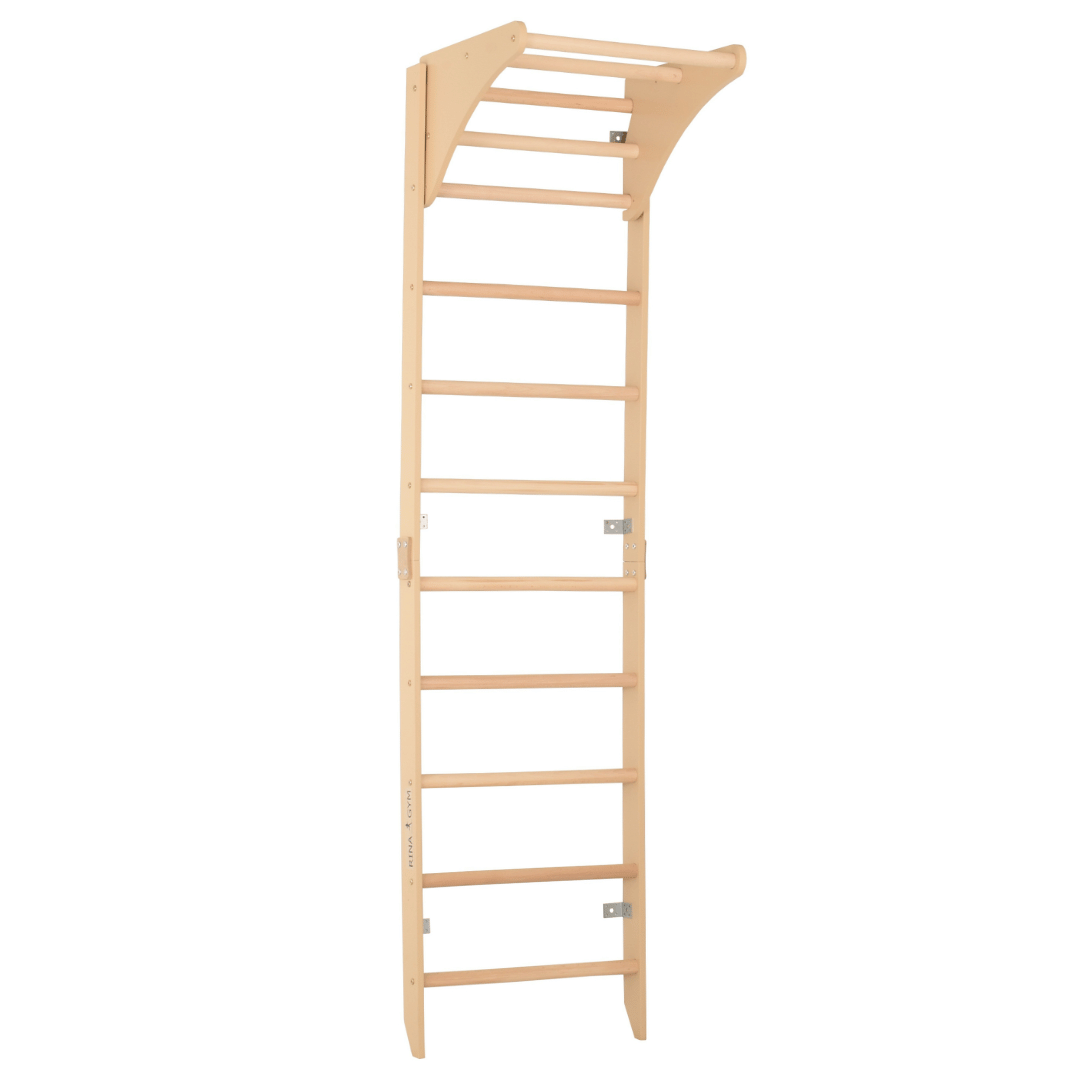 Sprossenwand mit höhenverstellbarem Reck – Kompaktes Indoor-Fitnessgerät die ganze Familie – Ansicht 3