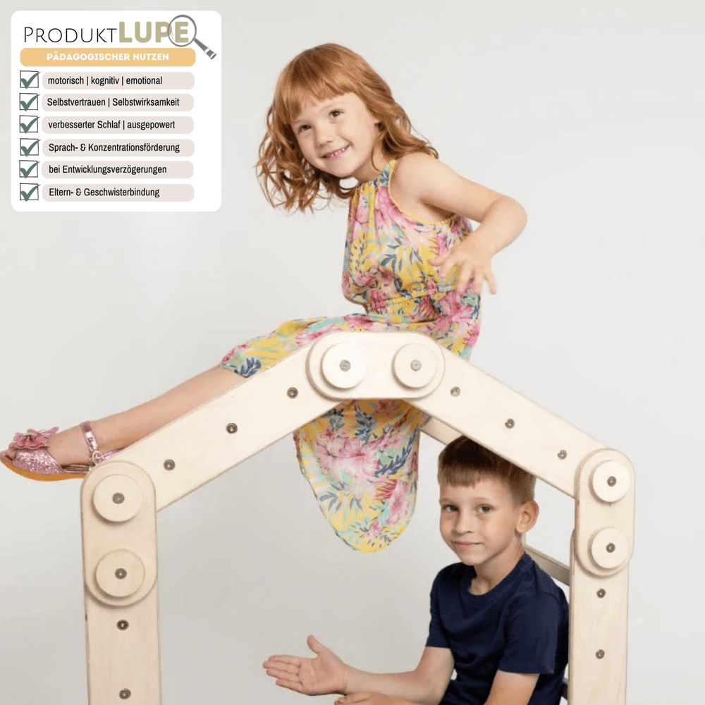 Modulares Kletterdreieck - Set ROBY | 58,5 cm | von Dreieck bis Komplettset wählbar | erweiterbar - Kletterling – einfach Kind sein