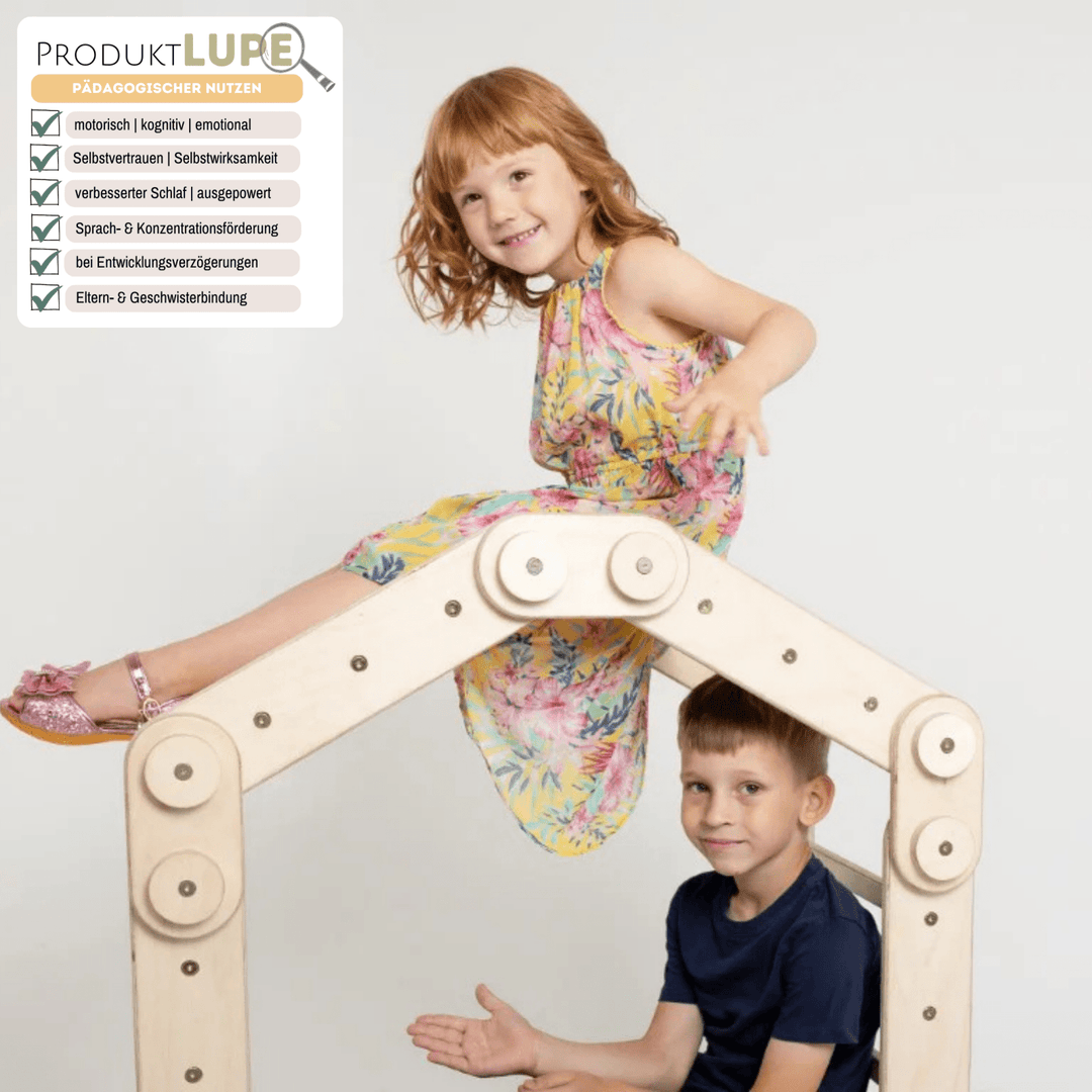 Modulares Kletterdreieck - Set ROBY | 58,5 cm | von Dreieck bis Komplettset wählbar | erweiterbar - Kletterling – einfach Kind sein