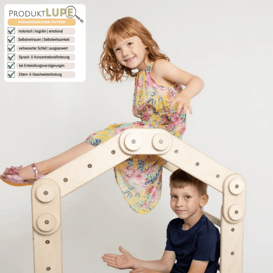 Modulares Kletterdreieck - Set ROBY | 58,5 cm | von Dreieck bis Komplettset wählbar | erweiterbar - Kletterling – einfach Kind sein