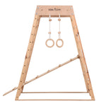 Multifunktionales Indoor Klettergerüst aus Holz – Für Zuhause & Familie – Ansicht 12