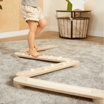 Balancierbalken MOON PFAD | 60 cm | 4 Balken | in 4 Farben | erweiterbar - Kletterling – einfach Kind sein