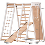 Multifunktionales Indoor Klettergerüst aus Holz – Für Zuhause & Familie – Ansicht 2
