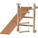Sprossenwand für Heimtraining mit höhenverstellbarem Reck & beidseitigem Kletterbrett – Indoor Fitnessgerät für die ganze Fa…