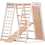Multifunktionales Indoor Klettergerüst aus Holz – Für Zuhause & Familie – Ansicht 1