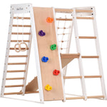 Multifunktionales Indoor Klettergerüst aus Holz – Für Zuhause & Familie – Ansicht 3