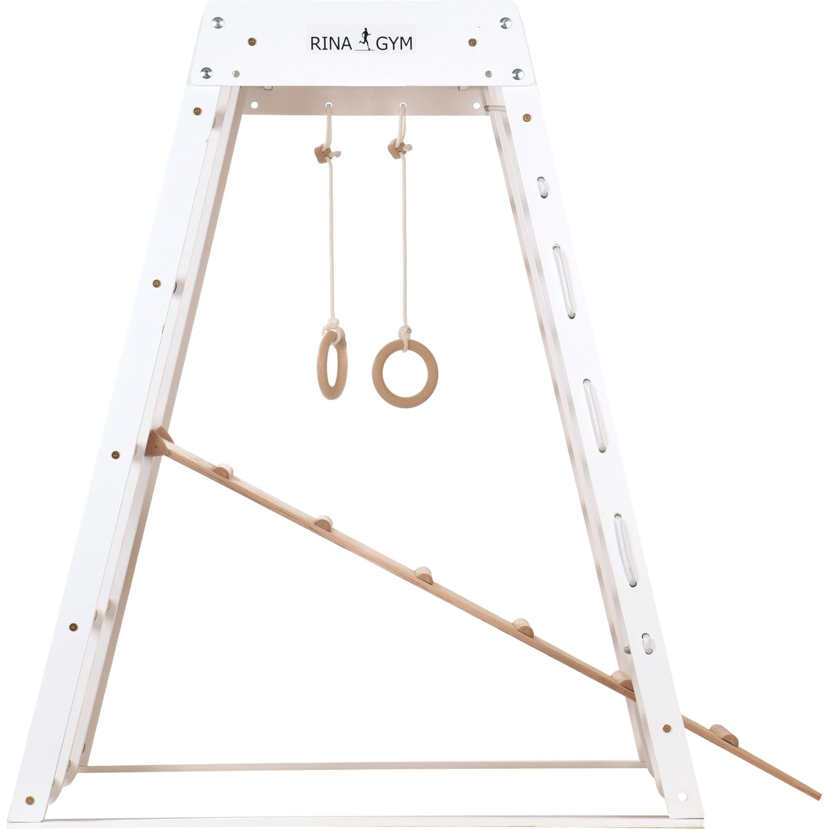 Multifunktionales Indoor Klettergerüst aus Holz – Für Zuhause & Familie – Ansicht 6