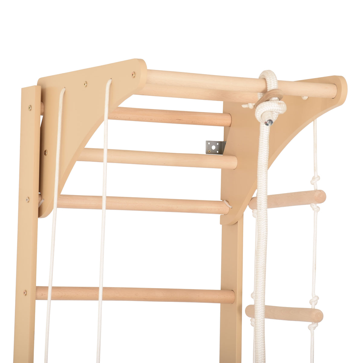 Sprossenwand für Heimtraining mit höhenverstellbarem Reck und zweiseitiger Kletterrampe – Indoor Fitnessgerät für die ganze…