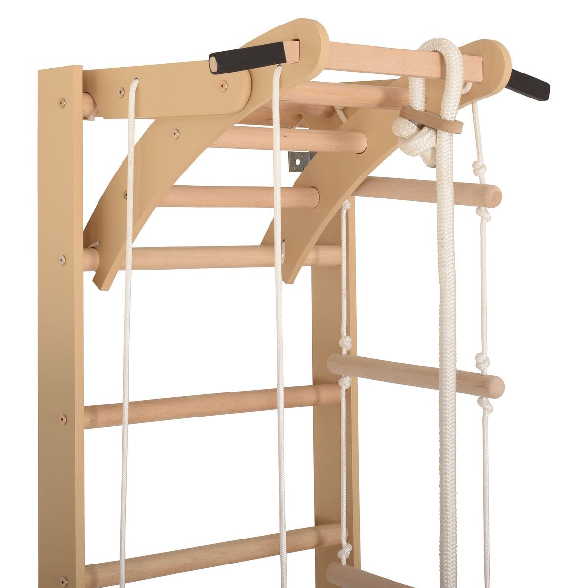Sprossenwand für Heimtraining und höhenverstellbarem Reck – Indoor Fitnessgerät für die ganze Familie – Ansicht 5