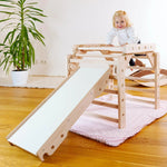 Sprossenwand | EMMA  | 7in1 | 200 kg belastbar | 2–99 Jahre | 7 Aufbauvarianten - Kletterling – einfach Kind sein