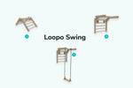 Dreieck- & Sprossenwandschaukel LOOPO SWING 3in1 – Übersicht der Aufbauvarianten