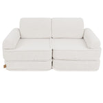 MeowBaby Spielsofa Mini Plus Teddy - Creme - Kletterling – einfach Kind sein
