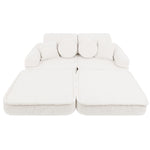 MeowBaby Spielsofa Mini Plus Teddy - Creme - Kletterling – einfach Kind sein