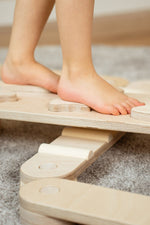 Happymoon Natural 8 Balance Beam Set - Kletterling – einfach Kind sein