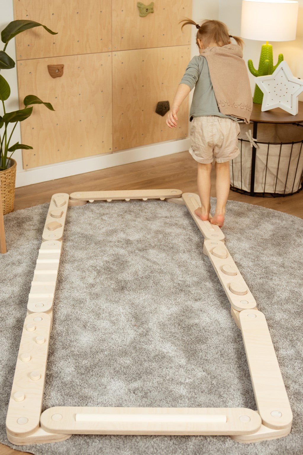 Happymoon Natural 8 Balance Beam Set - Kletterling – einfach Kind sein