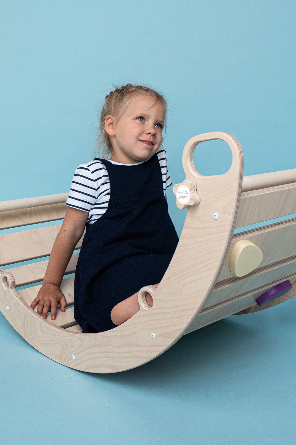 Happymoon Colored stones Rocker 3 in 1 - Kletterling – einfach Kind sein