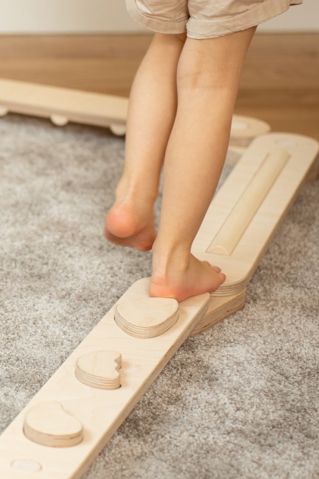 Happymoon Natural 8 Balance Beam Set - Kletterling – einfach Kind sein