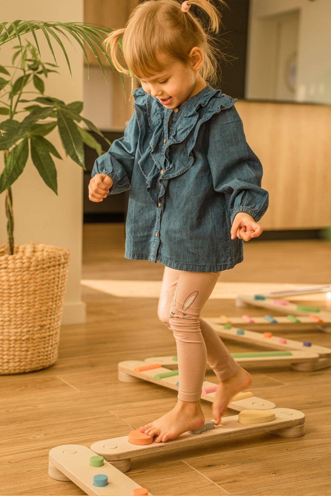 Happymoon Colored 8 Balance Beam Set - Kletterling – einfach Kind sein
