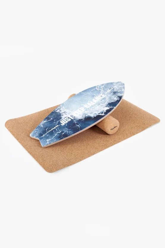 Happy Moon Just keep Balance Surfboard with X - Large Mat & Roll - Kletterling – einfach Kind sein