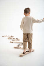 Happymoon Darkwood 8 Balance Beam Set - Kletterling – einfach Kind sein